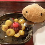 夢屋 茶房 - くりあんみつ