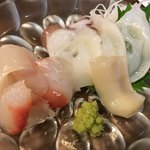 漁亭 輝修丸 - 料理写真:生蛸と平目