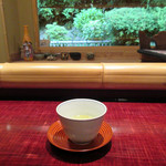 大文字屋　龍田川 - 振る舞いの昆布茶('18.5月中旬)