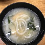 柏 - 日替わりランチ みそ汁うどん入り