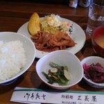 三義屋 - 豚みそ定800円