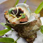Grilled turban shell