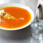 quán ăn cà ri Ja - 辛味汁 nước cayがたっぷり入ったチキンカレーとベトナム米酒 rượu trắng