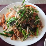 三栄飯店 - レバにら（レバにら定食）