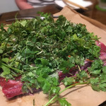 亜鹿猪～珍 - マグロの中落ち カルパッチョ♪