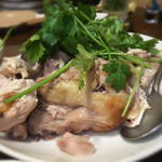 亜鹿猪～珍 - 鶏肉の塩釜焼き