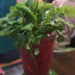 亜鹿猪～珍 - トマトジュースパクチーいり