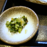 牛かつ もと村 - 漬物