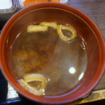 牛かつ もと村 - 味噌汁