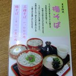 出雲そば きがる - 夏季限定　梅そば (2011/07)