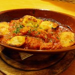 フレンチ&イタリアン ピッコロレガーロ - 揚げゼッポレとトリッパのトマト煮込み