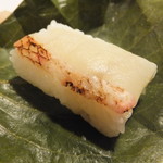 Kakinohazushi Hirasou Nara Meihinkan - 柿の葉3個目　金目鯛