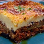 Santorini Restaurant - 大好物のムサカ