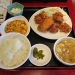 永利 - 鶏肉の唐揚げ　日替りランチ