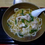 かな福 - 2011.07.26 かしわうどん