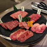 カルビ味比べ盛り　３６００円（税別）