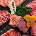 焼肉 桜咲 - 中落ちカルビ