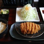 牛かつリキ - 牛かつ定食。
