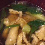 立場割烹 SSAW - イワシのツミレ汁   ツミレ３つ入り