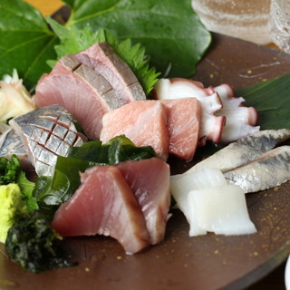 毎日築地から買い付ける鮮魚たち。今日1番においしいをお届け！