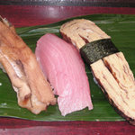 Katsura Sushi - あなご、鰤、玉子
