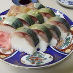 満寿形屋 - ついに来た鯖寿司！