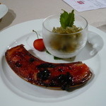 やぎや - デザート、焼バナナ