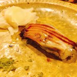 うを徳 - 千葉大原蒸しアワビの握り