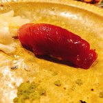 うを徳 - 境港中トロの握り