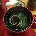 鰻 にしはら - 肝吸いアップ