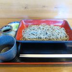 そば処 大和 - 日替わりの磯切りそば（500円）