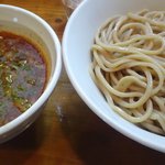 いつ樹 - 海老つけ麺（味タマ）