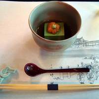 平等院表参道 竹林 - 抹茶豆腐海胆添え