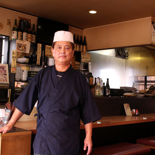 Izakaya (Japanese-style bar) in Misato is run by a chef who honed his skills at a famous Japanese restaurant.