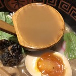 八べえ - 鰻ラーメンスープ