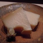 すし匠 - 蒸しあわびの煮物（大原産）