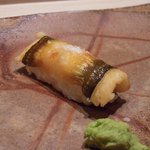 すし匠 - 焼きあなご握り（東京湾産）