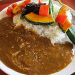 折尾永犬丸食堂 - 夏野菜たっぷりカレー♡