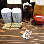 炭火焼食堂 こがね屋 - 花札風番号札20番