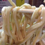 麺処 マゼル - 極太平打ち麺