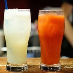 地鶏屋ごくう　華 - 真空ミキサーを使った真空まるごとレモンサワー、真空まるごとトマトハイ