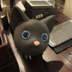 黒猫夜 - 黒猫の置き物♡