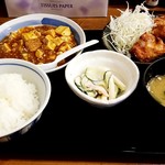 福郎家 - 麻婆豆腐と唐揚げ