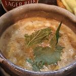 烈志笑魚油 麺香房 三く - つけ麺 (平麺道産) 830円 2018年06月