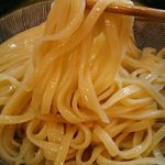 烈志笑魚油 麺香房 三く - つけ麺 (平麺道産) 830円 2018年06月