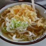 さぬきうどん - たぬきうどん。関西風な澄んだだし汁。素朴な風味にあ、あれ、なんか目から熱いものが・・・