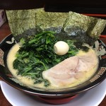 ラーメン神山 - H.30.5.13.昼 濃厚とんこつ醤油らーめん 680円税込+トッピング ほうれん草 +150円税込