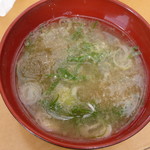 あけみちゃん号 - お味噌汁
