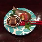 和 あすか - デザート／氷ようかん、トマトシャーベット