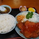 勝山協食 - チキンカツ定食